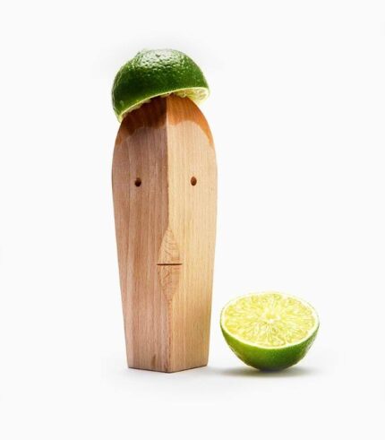 wooden citrus squeezer