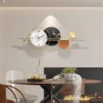Modern Industrial Pendulum Wall Clock – Decorative Silent Metal Frame Design - Image 3