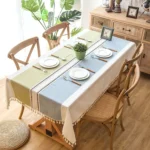 Decorative Linen Tablecloth - Image 2