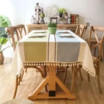 Decorative Linen Tablecloth - Image 6